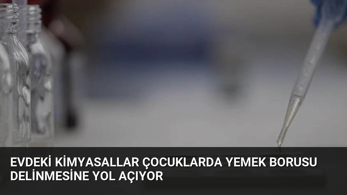 Evdeki Kimyasallar Çocuklarda Yemek Borusu Delinmesine Yol Açıyor