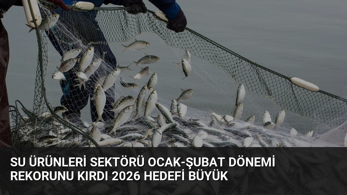 Su Ürünleri Sektörü Ocak-Şubat Dönemi Rekorunu Kırdı 2026 Hedefi Büyük