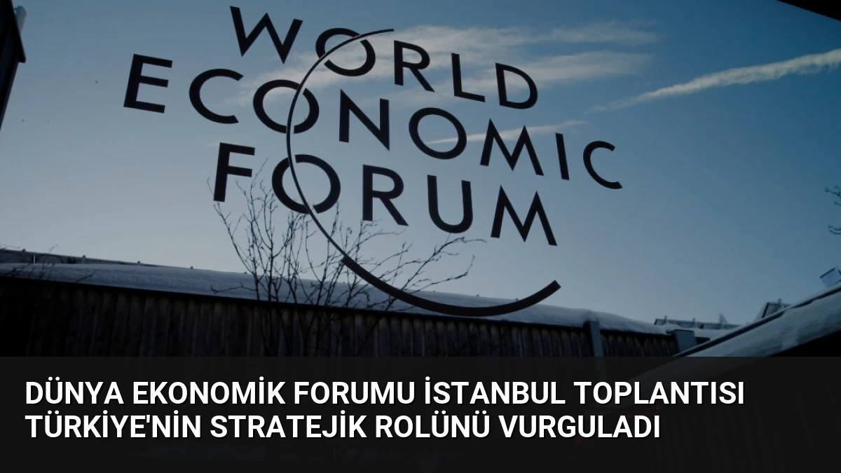 Dünya Ekonomik Forumu İstanbul Toplantısı Türkiye’nin Stratejik Rolünü Vurguladı