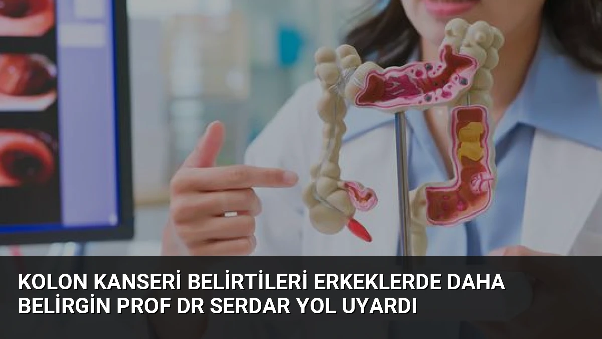 Kolon Kanseri Belirtileri Erkeklerde Daha Belirgin Prof Dr Serdar Yol Uyardı