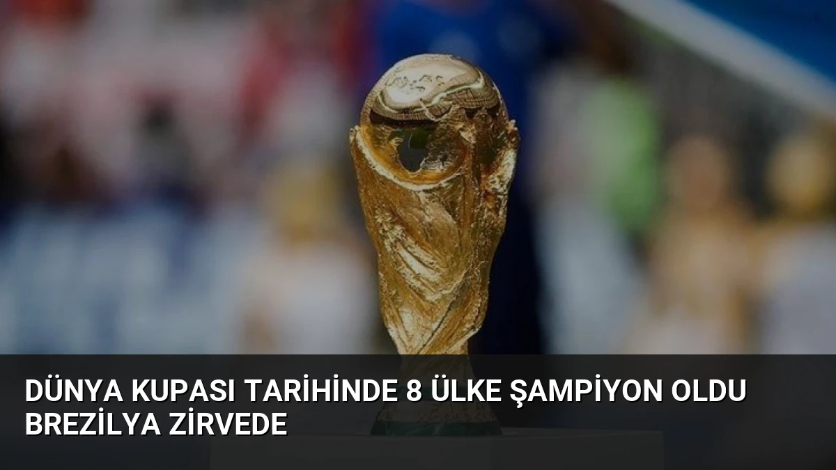 Dünya Kupası Tarihinde 8 Ülke Şampiyon Oldu Brezilya Zirvede