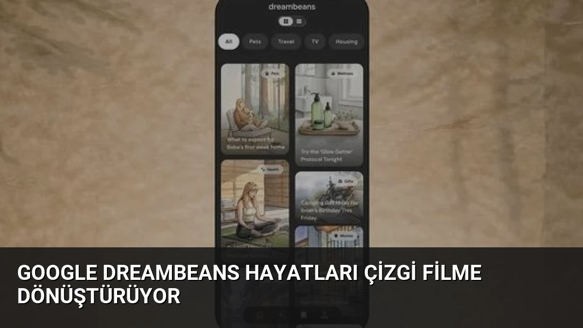 Google Dreambeans Hayatları Çizgi Filme Dönüştürüyor