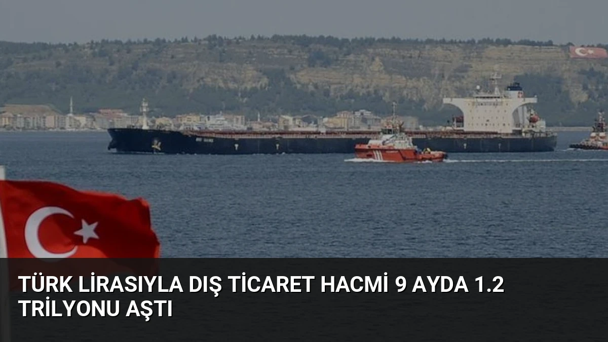 Türk Lirasıyla Dış Ticaret Hacmi 9 Ayda 1.2 Trilyonu Aştı
